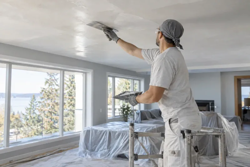 Example interior: Detailed ceiling surface work